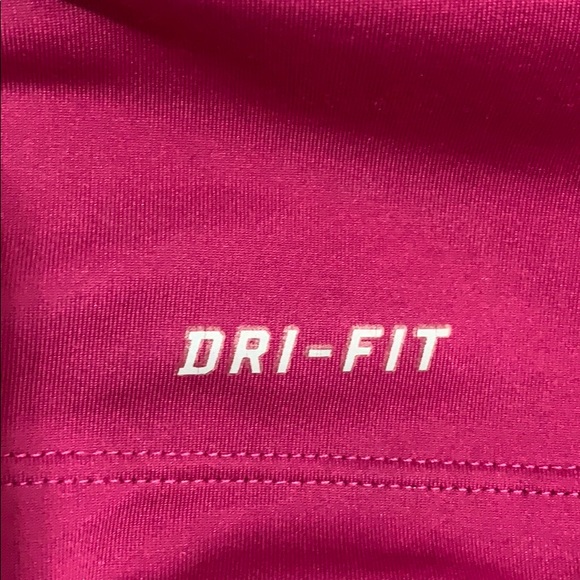 Nike Pro dry fit purple v neck sports top - Picture 6 of 7